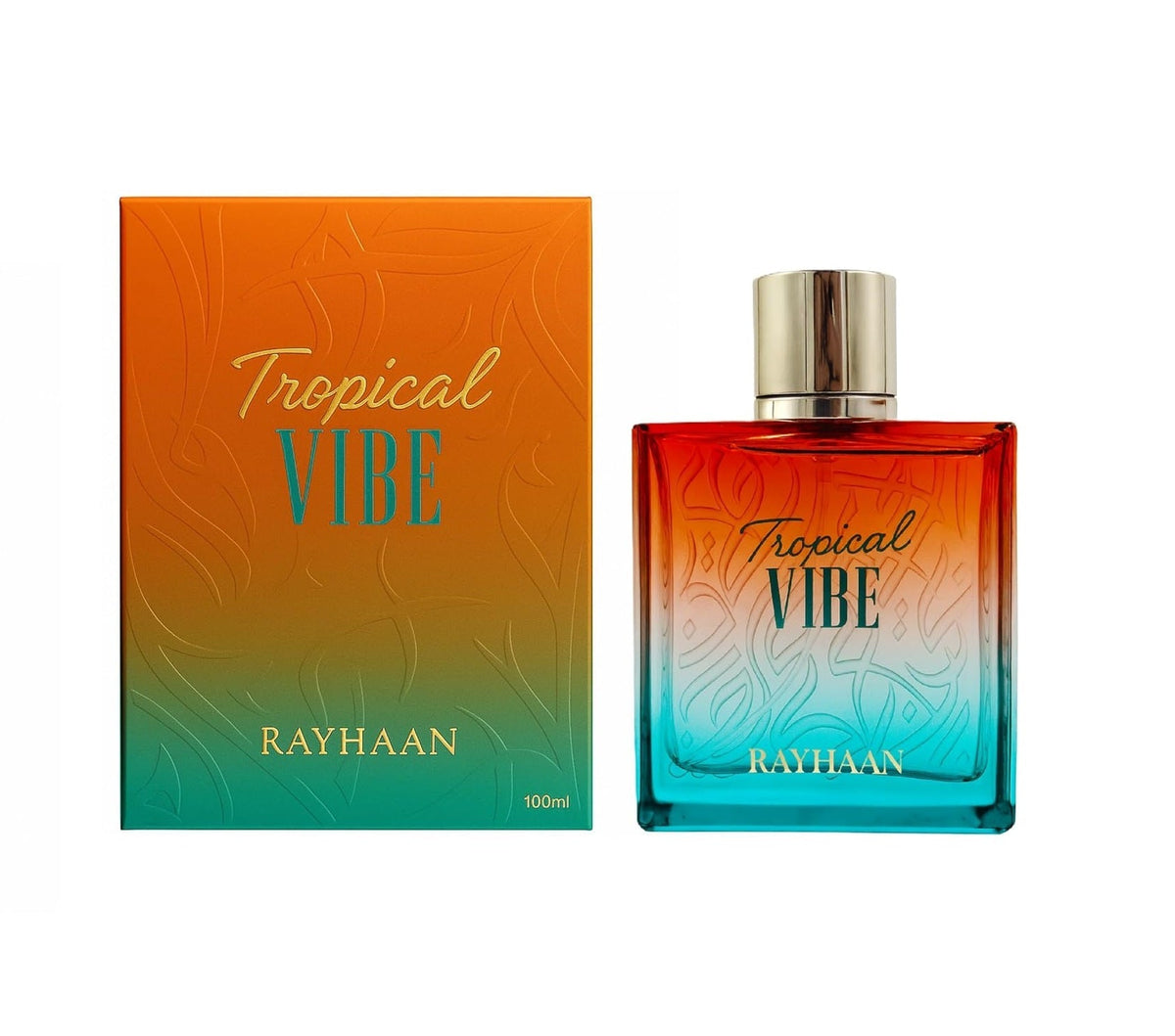 Rayhaan Tropical Vibe Eau de Parfum Spray Long-Lasting Fragrance for Unisex- 100ml
