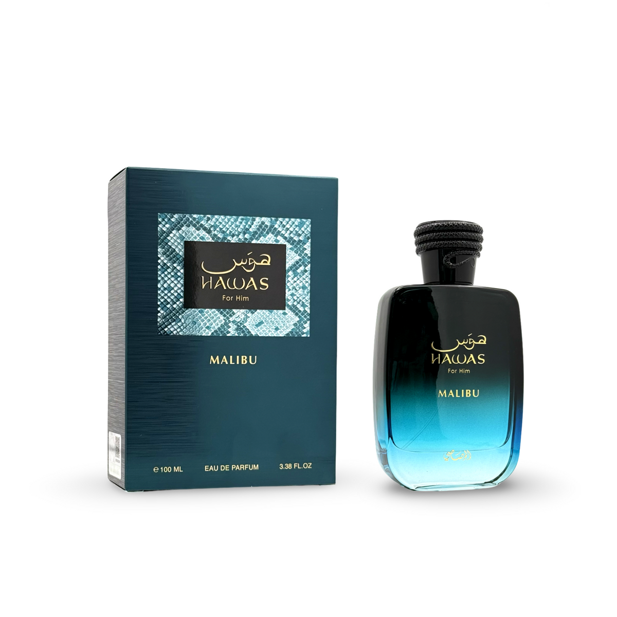 Hawas for Him Malibu Eau De Parfum Spray by Rasasi 100ml/3.38oz