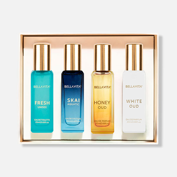 Bella Vita Luxury Unisex Perfume Gift Set 4 x 20ml