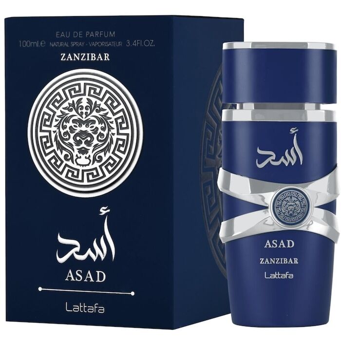 Lattafa Asad Zanzibar Extrait de Parfum 100ml Blue