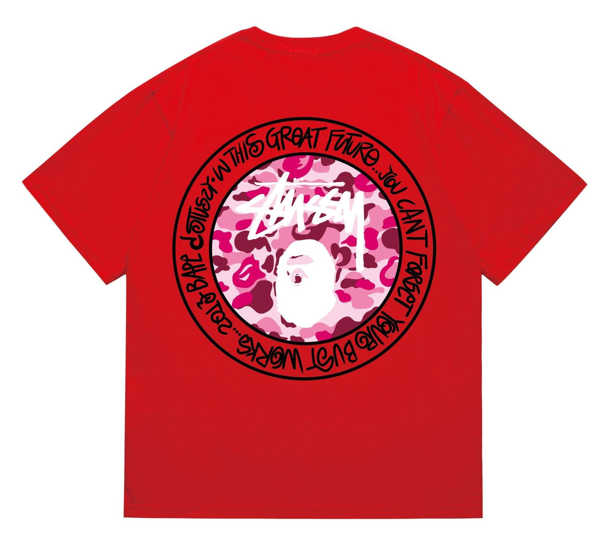 BAPE Circular Back Graphic T-Shirt — back