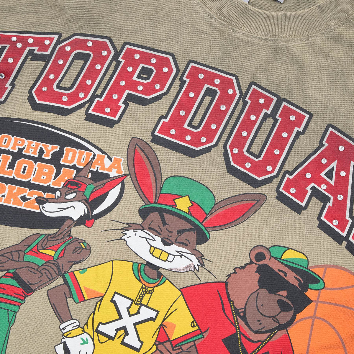 Rough Play DUAA All Star Graphic T-Shirt — detail