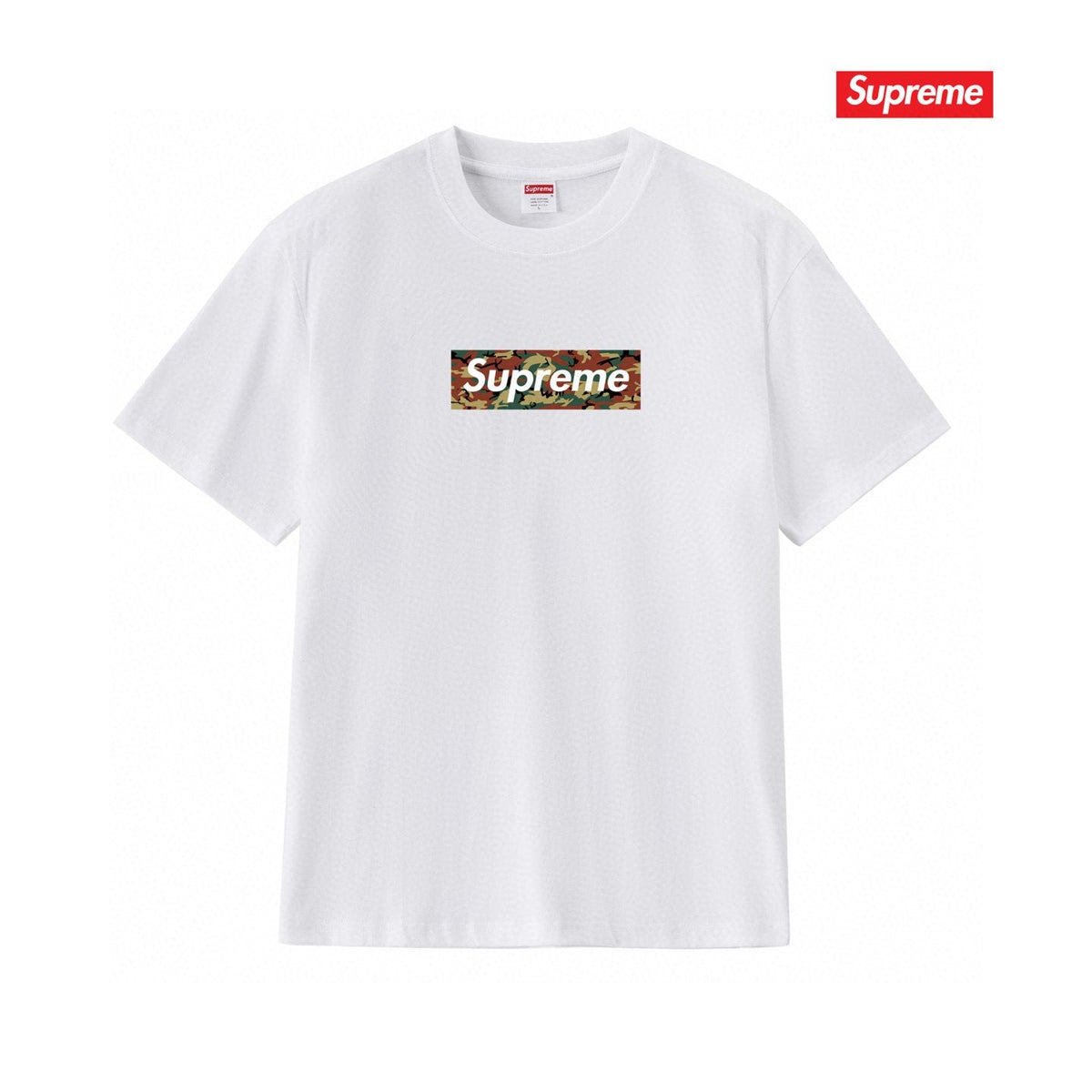 Supreme Camo Box Logo Graphic T-Shirt — hero
